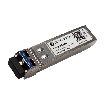 Оптический модуль MikroTik XS+31LC20D SFP/SFP+/SFP28, 25G, 20 км Оптический модуль MikroTik XS+31LC20D SFP/SFP+/SFP28, 25G, 20 км
