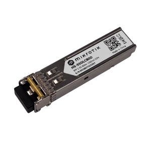 Оптический модуль MikroTik HS-55DLC80D SFP, 1G/2.5G, 80 км, 1550 нм Оптический модуль MikroTik HS-55DLC80D SFP, 1G/2.5G, 80 км, 1550 нм