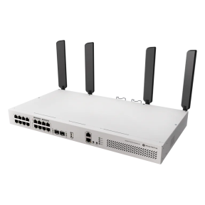 Настольный коммутатор Mikrotik CRS418-8P-8G-2S+5axQ2axQ-RM